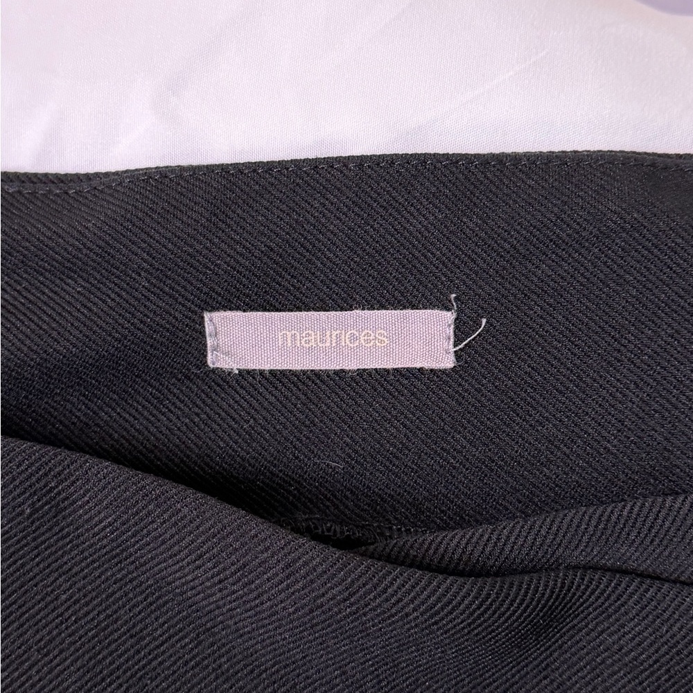 Maurices Elegant Black Fabric